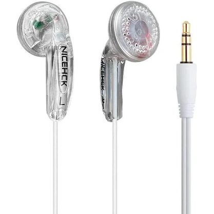 Наушники Nicehck Traceless без микрофона (3.5 mm) (прозрачный)