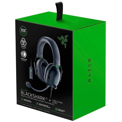 Игровые наушники Razer BlackShark V2 + USB