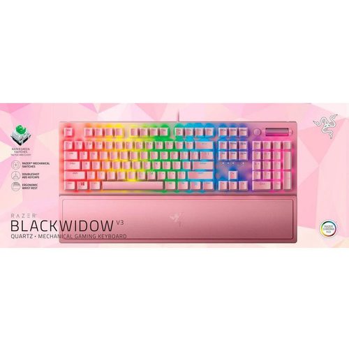 Игровая клавиатура Razer BlackWidow V3 Green Switch Quartz