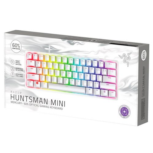Игровая клавиатура Razer Huntsman Mini Clicky (белый)