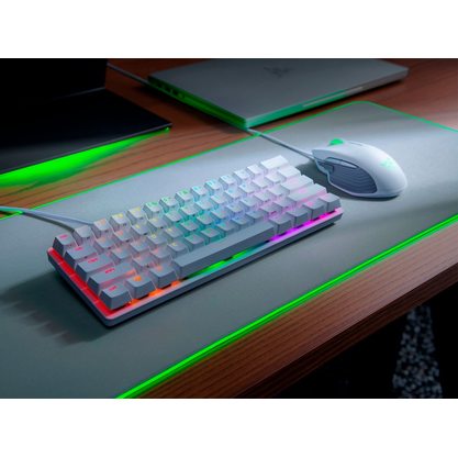 Игровая клавиатура Razer Huntsman Mini Clicky (белый)