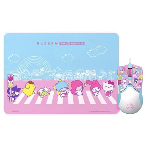 Игровая мышка Razer Viper Mini Sanrio Hello Kitty + коврик Razer Goliathus