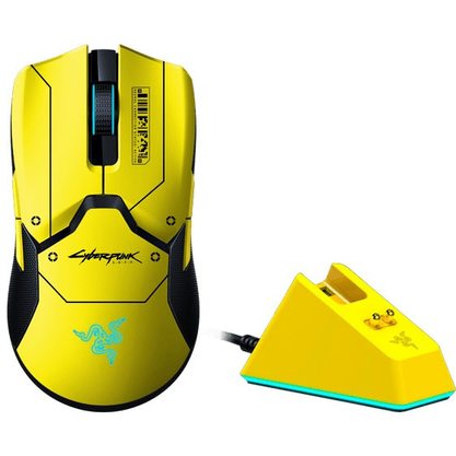 Игровая мышка Razer Viper Ultimate с док-станцией Cyberpunk 2077 Edition