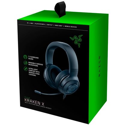 Игровые наушники Razer Kraken X (черный)