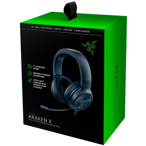 Игровые наушники Razer Kraken X (черный)