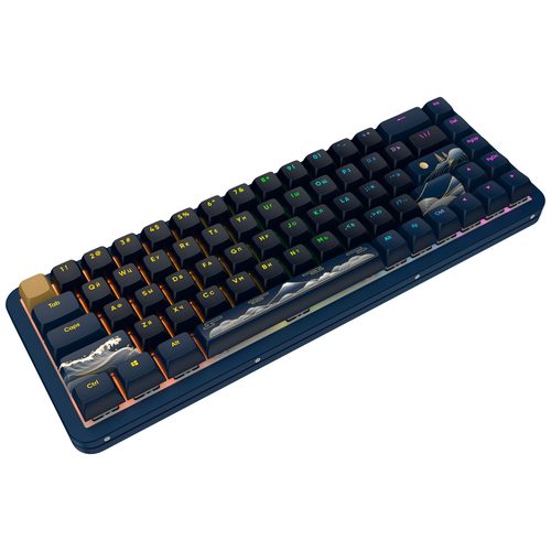 Игровая клавиатура Red Square Alumix 68 Yotei + коврик Red Square Yotei (g3ms Magnetite Ice) (RSQ-20060)