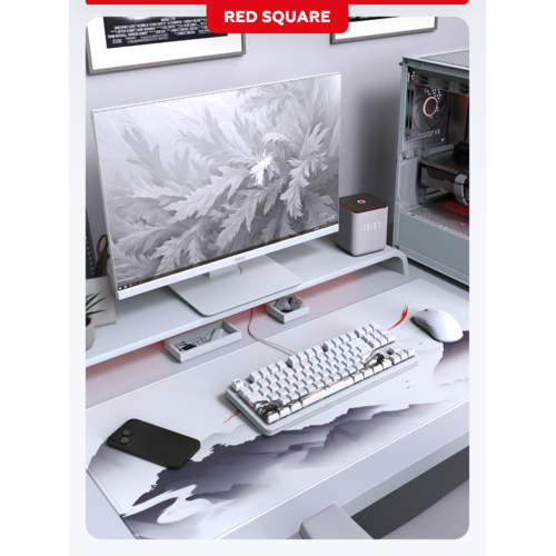 Игровая клавиатура Red Square Alumix TKL Satori [g3ms Jade] (RSQ-20055) (белый)
