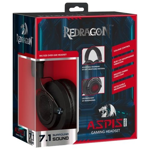 Игровые наушники Redragon Aspis Pro