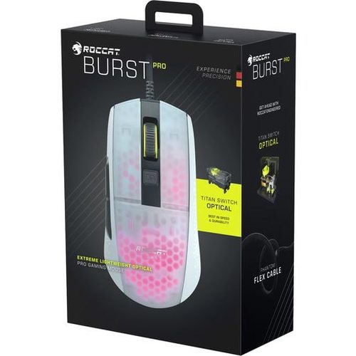 Игровая мышка Roccat Burst Pro AIMO (белый)