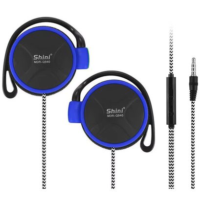 Наушники SHINI Q940 с микрофоном 3.5 мм (синий)