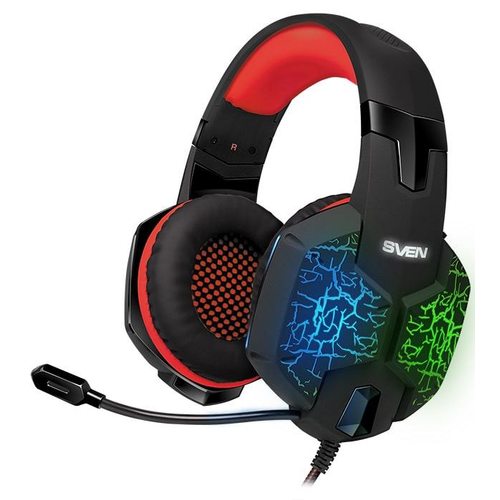 Игровые наушники SVEN AP-U988MV (черно-красный)