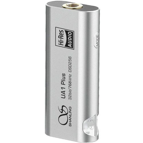 Портативный усилитель и ЦАП Shanling UA1 Plus (серебристый)