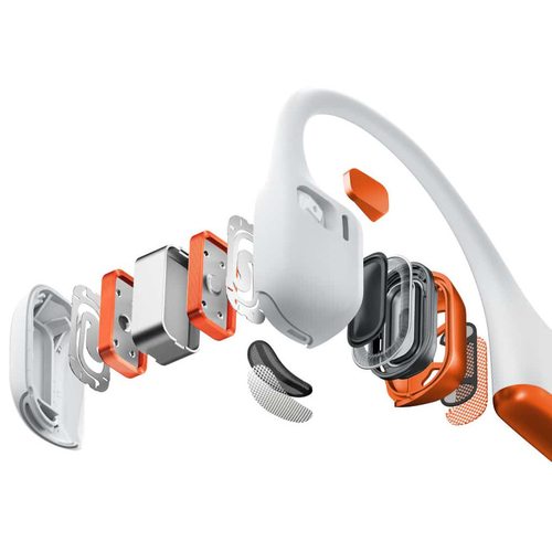 Беспроводные наушники Shokz OpenRun Pro 2 (белый/оранжевый)