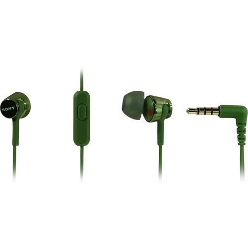 Наушники Sony MDR-EX155AP (зеленый)