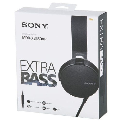 Наушники Sony MDR-XB550AP (черный)