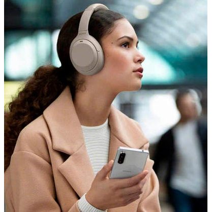 Беспроводные наушники Sony WH-1000XM4 (серебристый)