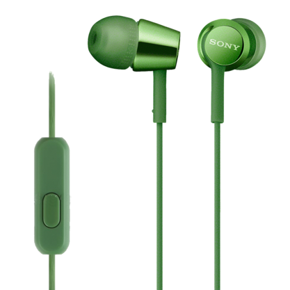 Наушники Sony MDR-EX155AP (зеленый)