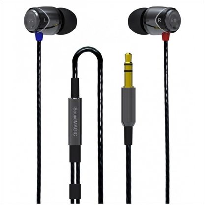 Наушники SoundMagic E10 (черный/металлик)