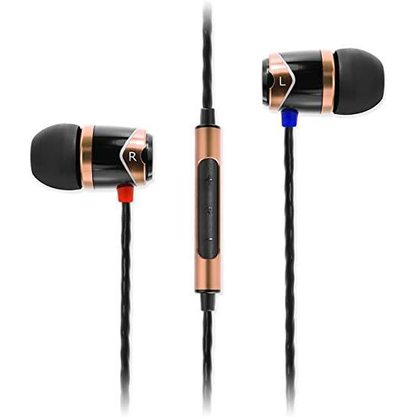Наушники SoundMagic E10C (чёрный/золотой)