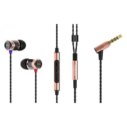 Наушники SoundMagic E10C (чёрный/золотой)