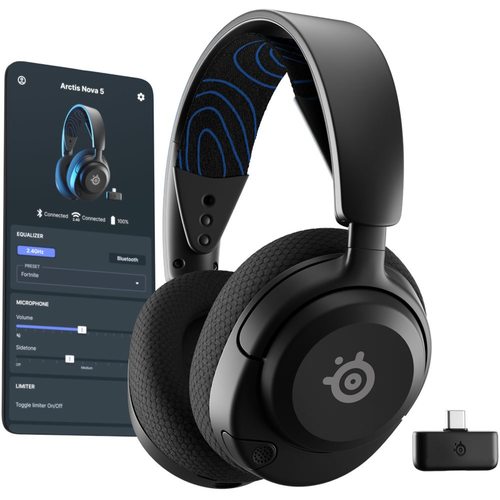 Игровые наушники SteelSeries Arctis Nova 5P (чёрный)