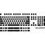Колпачки на клавиатуру Набор кейкапов SteelSeries PrismCAPS (черный)