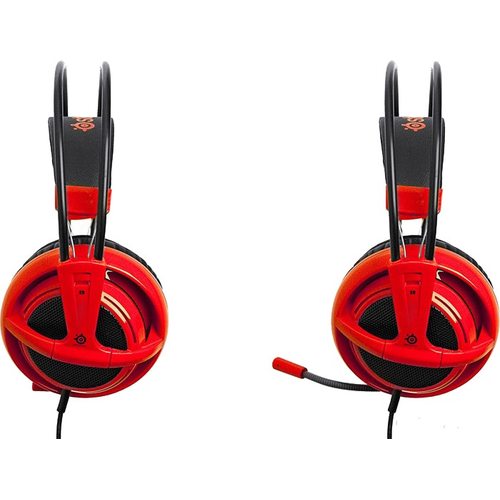 Игровые наушники SteelSeries Siberia V2 Full-size Headset (красный)