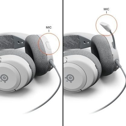 Игровые наушники Steelseries Arctis Nova 1P (белый)