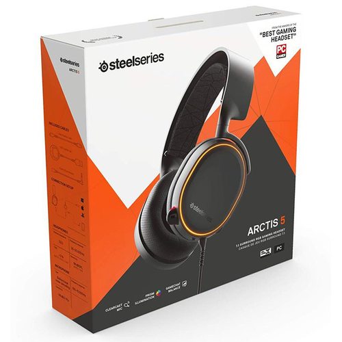 Игровые наушники SteelSeries Arctis 5 (2019 Edition) (черный)