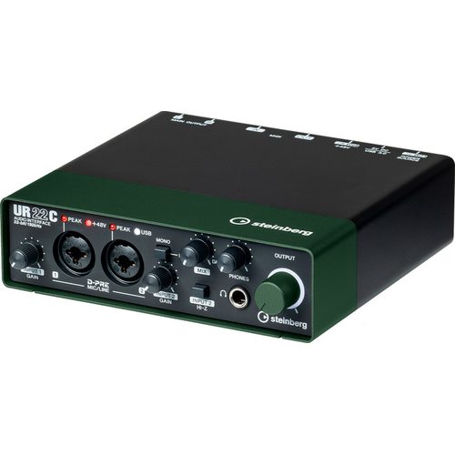 Звуковая карта (аудиоинтерфейс) Steinberg UR22C (зеленый)
