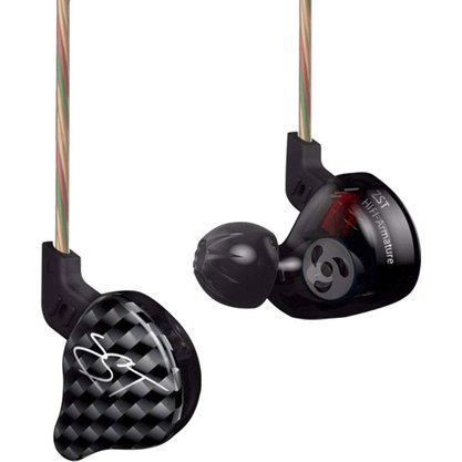 Наушники KZ Acoustics ZST без микрофона (черный)