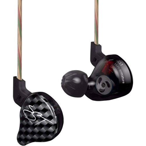 Наушники KZ Acoustics ZST без микрофона (черный)