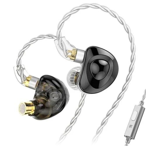 Наушники TRN MT4 с микрофоном (черный)