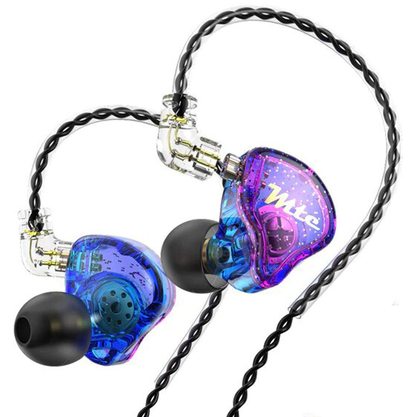 Наушники TRN MTE без микрофона (сине-фиолетовый)