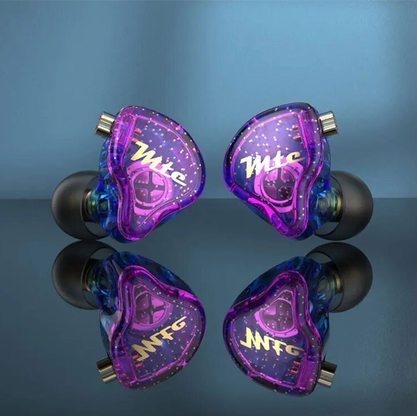 Наушники TRN MTE без микрофона (сине-фиолетовый)