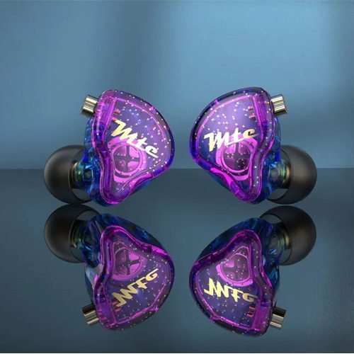 Наушники TRN MTE без микрофона (сине-фиолетовый)