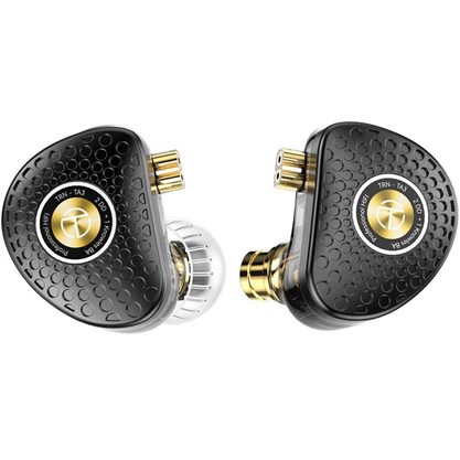 Наушники TRN TA3 с микрофоном (черно-золотой)