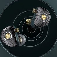 TRN TA3 с микрофоном (черно-золотой)