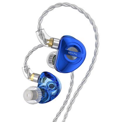 Наушники TRN MT4 Pro без микрофона (3.5 мм) (синий)