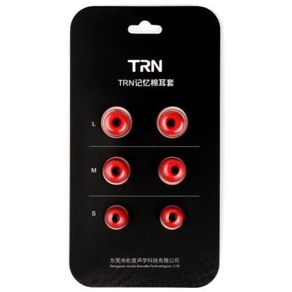 Амбушюры TRN Memory Foam (3 пары, красный)