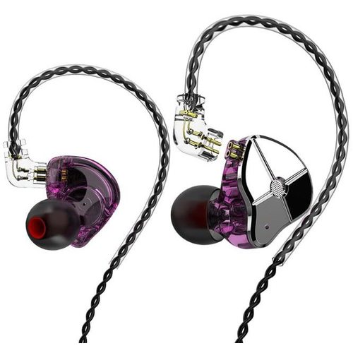 Наушники TRN ST1 с микрофоном (фиолетовый)