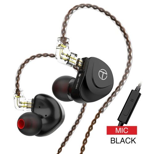 Наушники TRN V90s с микрофоном (черный)