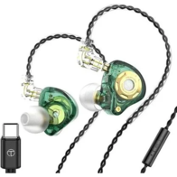 TRN MT1 Pro с микрофоном (зеленый) (Type-C) (уценка)