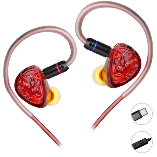 Наушники Tangzu Waner 2 Red Lion Edition USB Type-C с микрофоном