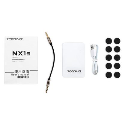 Портативный усилитель и ЦАП Topping NX1S (серебристый)