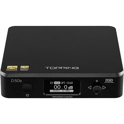 Стационарный усилитель и ЦАП Topping D50s (черный)