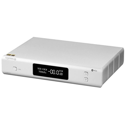 Стационарный усилитель и ЦАП Topping D90SE MQA (серебристый)