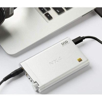 Портативный усилитель и ЦАП Topping NX4 DSD (серебристый)