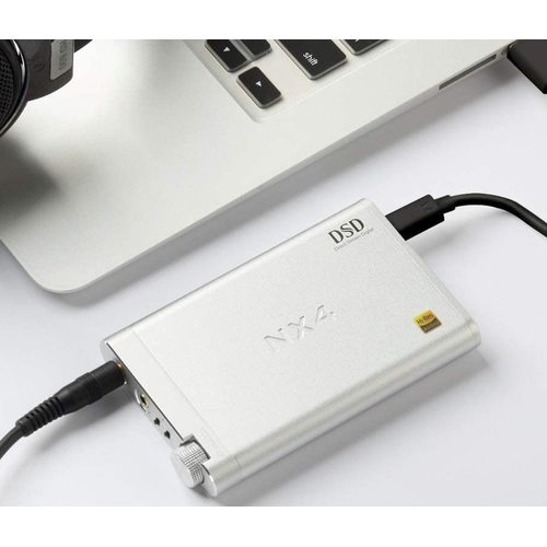 Портативный усилитель и ЦАП Topping NX4 DSD (серебристый)
