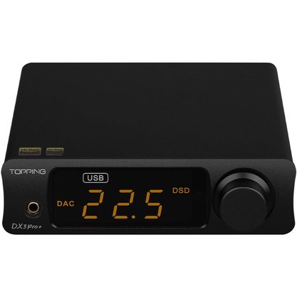 Стационарный усилитель и ЦАП Topping DX3 Pro+ (черный)